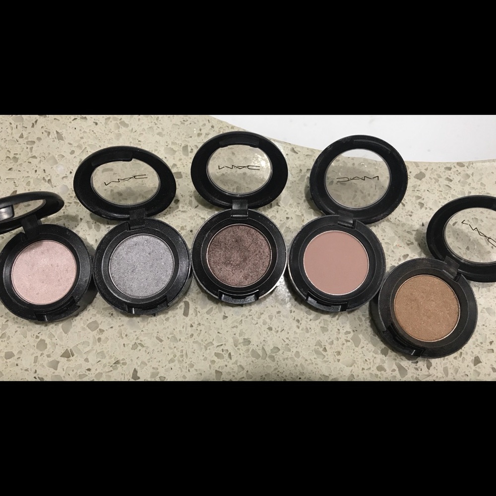 Nude Mac eyeshadows